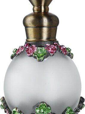 YU FENG Flower Perfume Bottles Empty Vintage Fancy Decorative Crystal Glass NEW